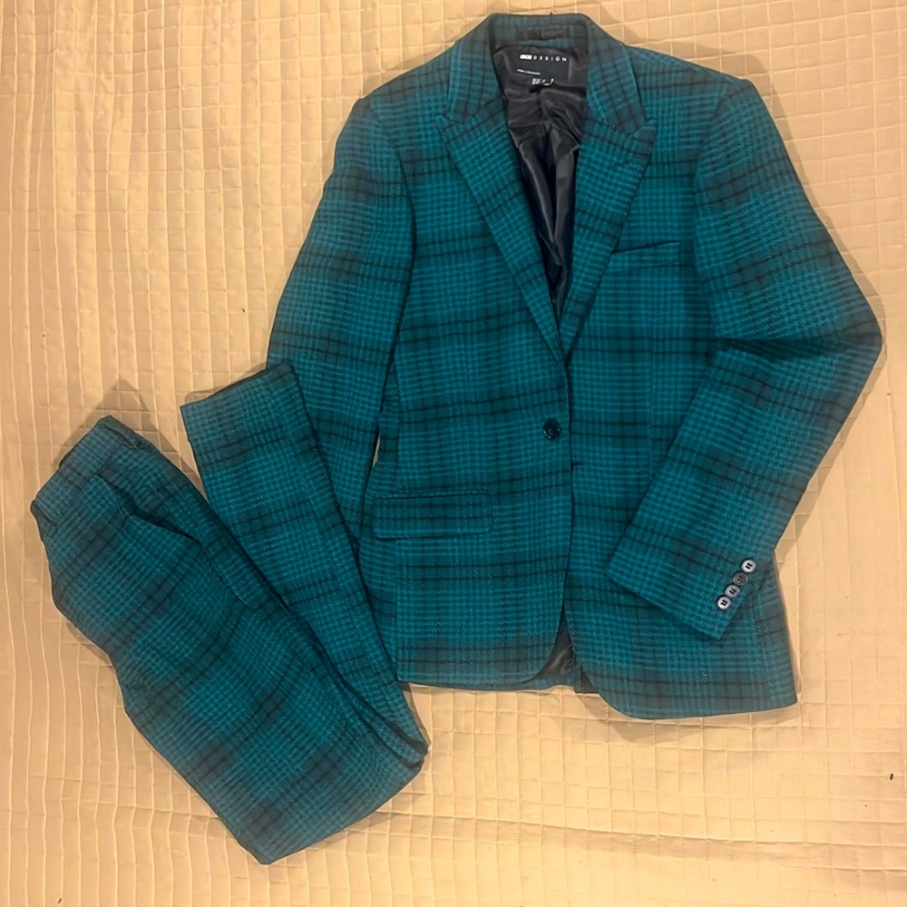 ASOS Green plaid Suit